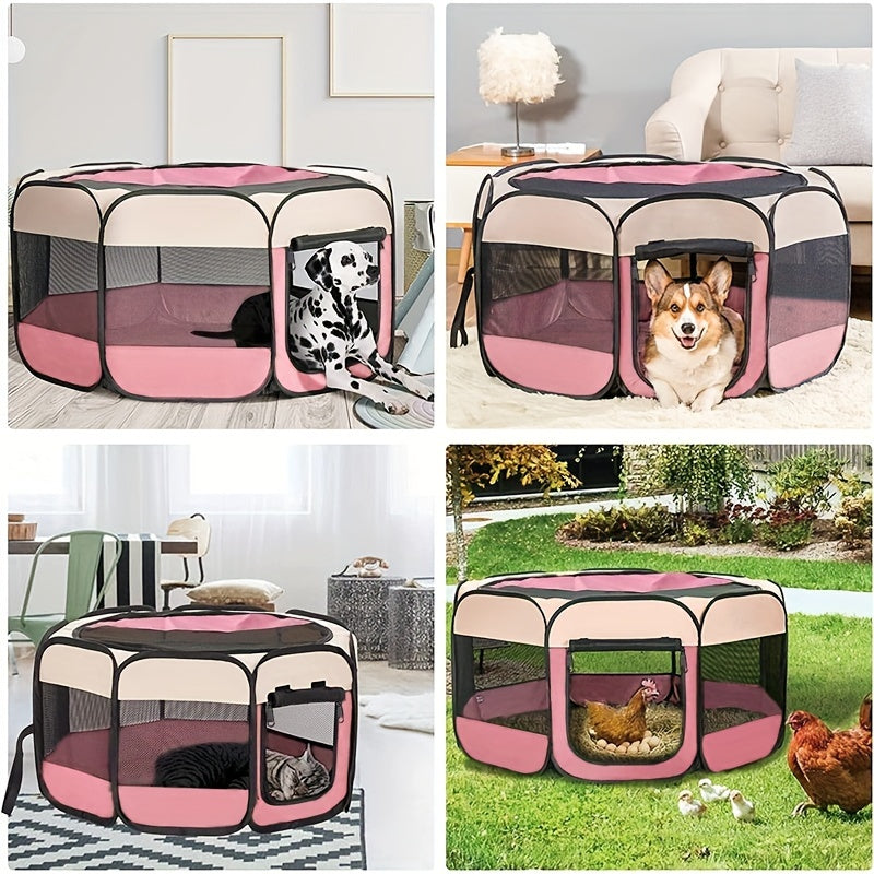 Tienda Plegable para Mascotas - Comodidad y Seguridad para Gatos y Perros